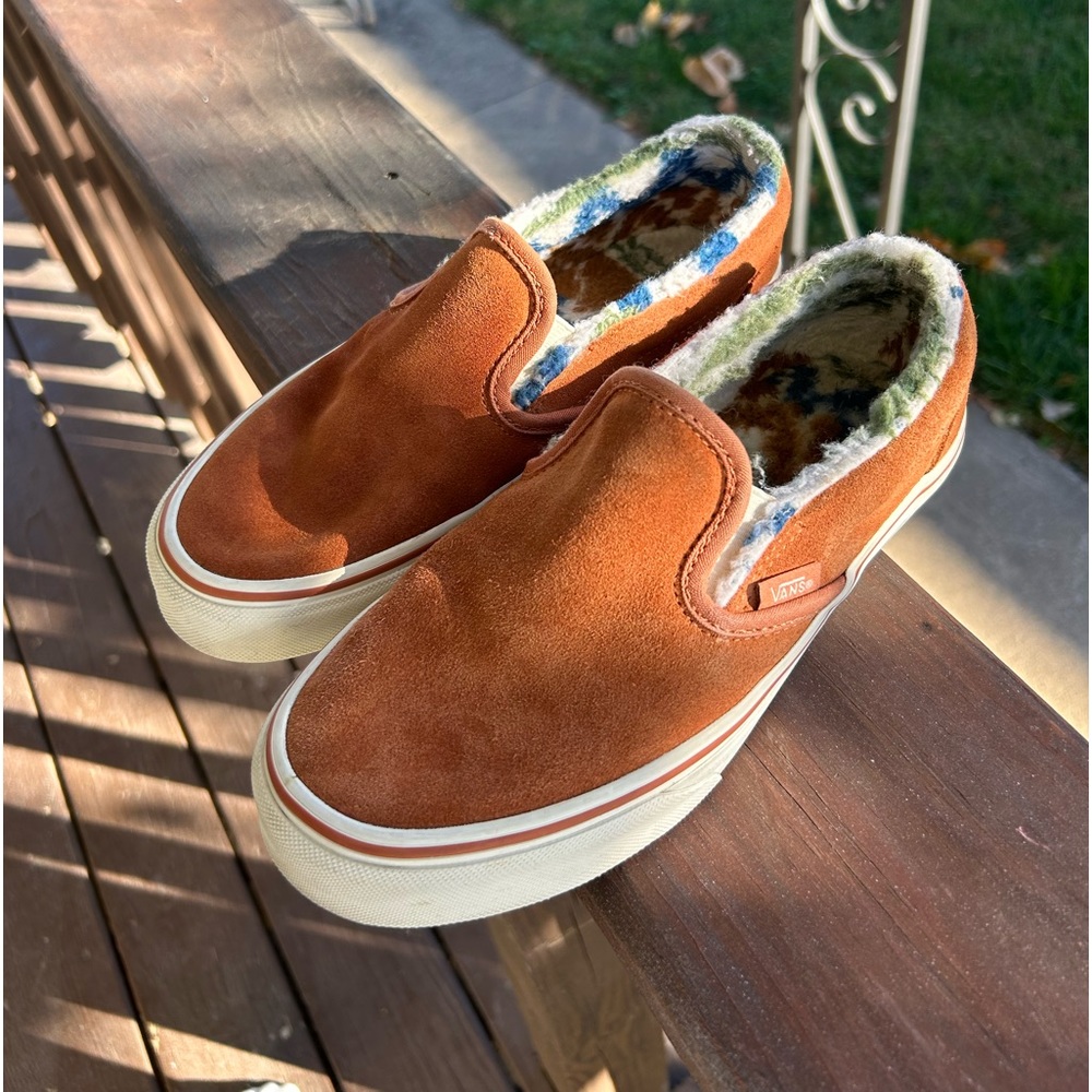 Sherpa Lined Vans Slip-on Shoes